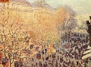 Boulevard des Capucines im Karneval nach Monet